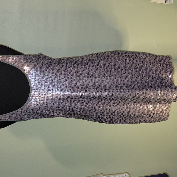 Express Gray sequin dress sz Medium - Picture 4 of 4